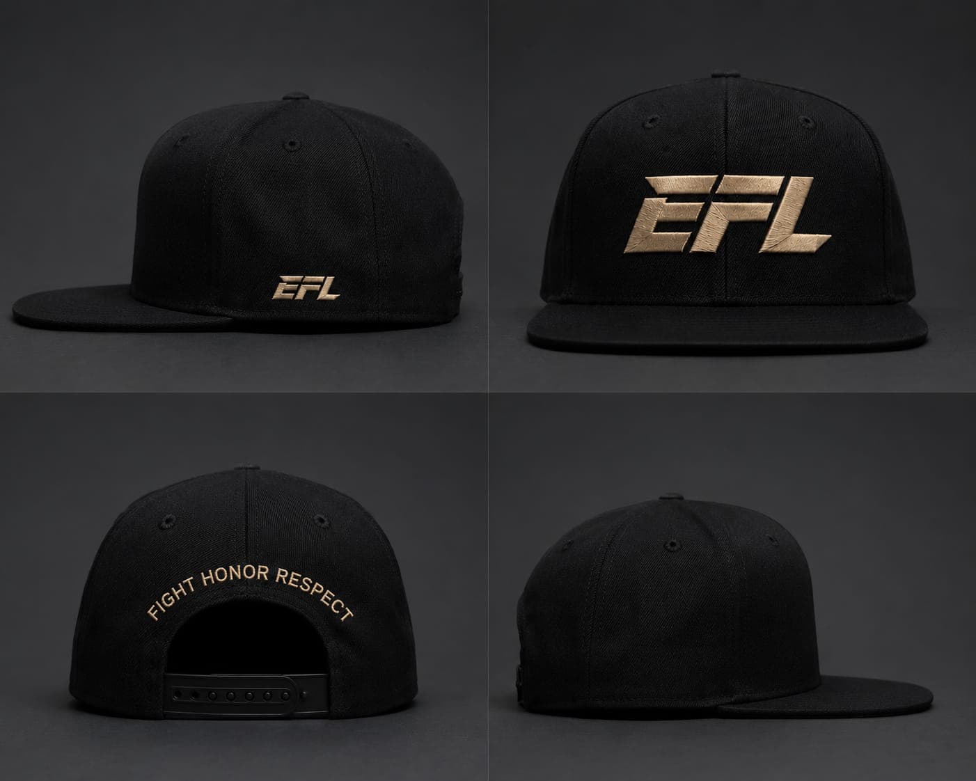 Gorra EFL — Negra Snapback